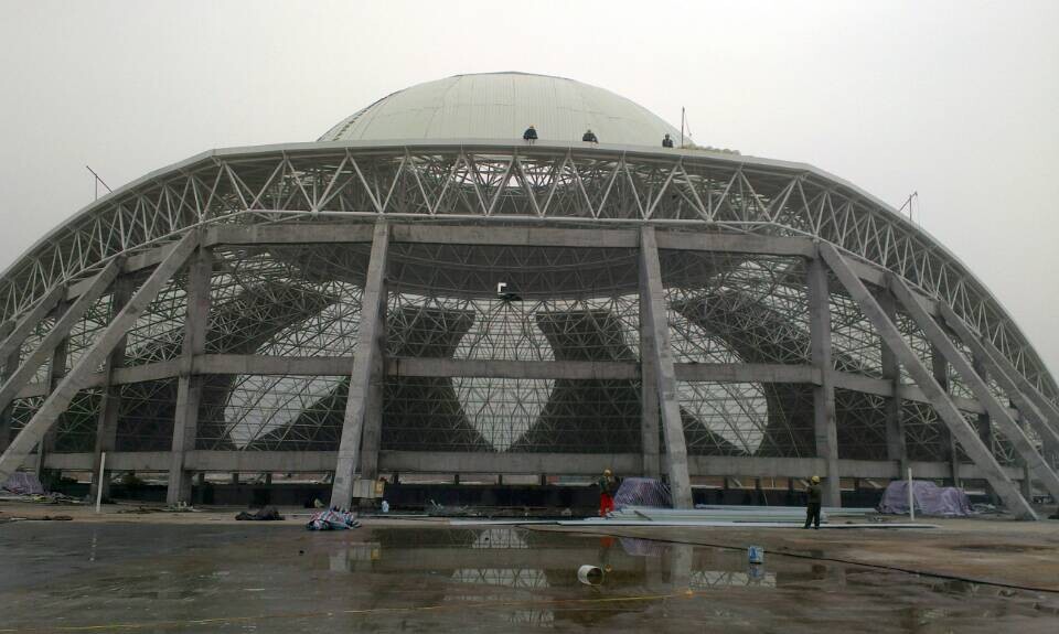 莱芜温泉馆网架工程